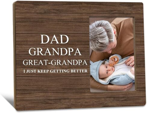 Beliran New Grandparent Gifts Picture Frame 5x7, First Time Grandparent Gifts Photo Frame, Grandparents Baby Announcement, A Grandchild is A Gift Wooden Picture Photo Frames for Desk Home Room Decor in Saudi Arabia