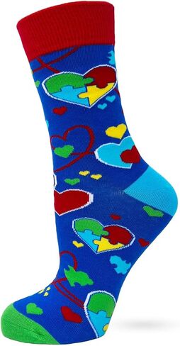 Fabdaz I Love Someone With Autism Women's Crew Socks in Saudi Arabia