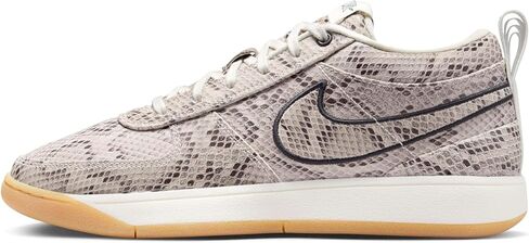 Men's Basketball Leather Shoes in Light Orewood Brown & Black by Nike in Saudi Arabia