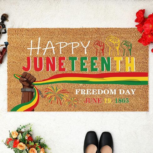 Ceenna Easter Welcome Doormat Indoor Easter Door Mat Coir Easter Egg Outdoor Mat Non Slip Front Porch Rugs for Home Entrance Decoration, 16 x 24 Inch in Kuwait