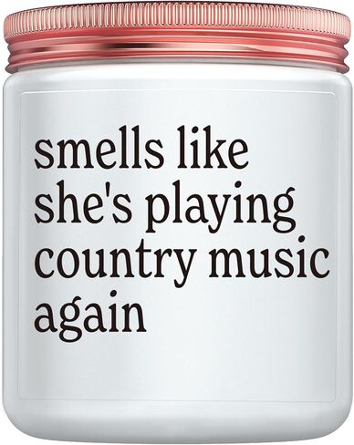 Music Teacher Gifts for Women - Funny Gifts for Country Music Lovers Women - Female Musicians Christmas Birthday Gift Idea Music Enthusiasts Candle in Saudi Arabia