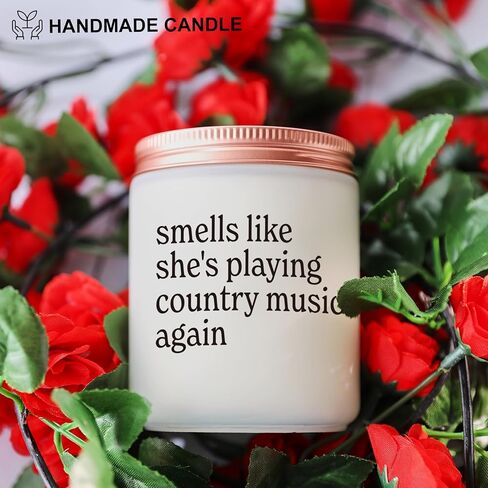 Music Teacher Gifts for Women - Funny Gifts for Country Music Lovers Women - Female Musicians Christmas Birthday Gift Idea Music Enthusiasts Candle in Saudi Arabia