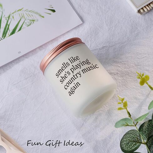 Music Teacher Gifts for Women - Funny Gifts for Country Music Lovers Women - Female Musicians Christmas Birthday Gift Idea Music Enthusiasts Candle in Saudi Arabia
