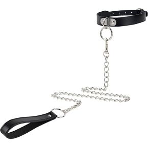 YIMPAFOOK Choker Necklace for Women Collar and Leash Set for Cosplay, Goth Punk Rave Accessories Gothic Jewelry Dresses Sexy Collar for Girls in Saudi Arabia