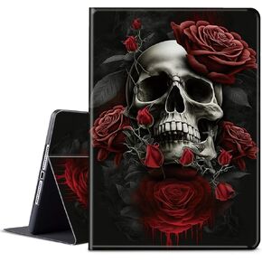 for iPad 10th Generation Case with Adjustable Stand & Auto Wake/Sleep Feature Smart Protect Cover Case for iPad 10th Generation 10.9 inch 2022 - Moon Flowers in Kuwait