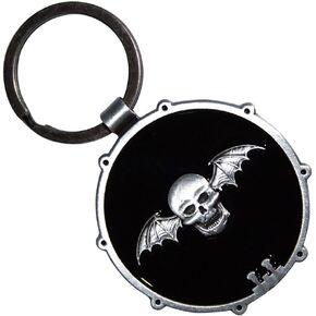 Rock Off officially licensed products Avenged Sevenfold Deathbat Drum Double-sided Metal Key Chain in Kuwait