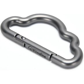 Gurgling Cloud Carabiner Keychain – Original Zinc Alloy Key Clip Hook for Bag, Purse, or Belt Loop, 4-Color Set in Saudi Arabia