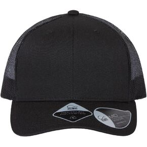 Atlantis Headwear Sustainable Trucker Cap, Adjustable, Black/Black in Saudi Arabia