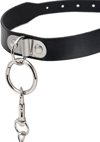 YIMPAFOOK Choker Necklace for Women Collar and Leash Set for Cosplay, Goth Punk Rave Accessories Gothic Jewelry Dresses Sexy Collar for Girls in Saudi Arabia