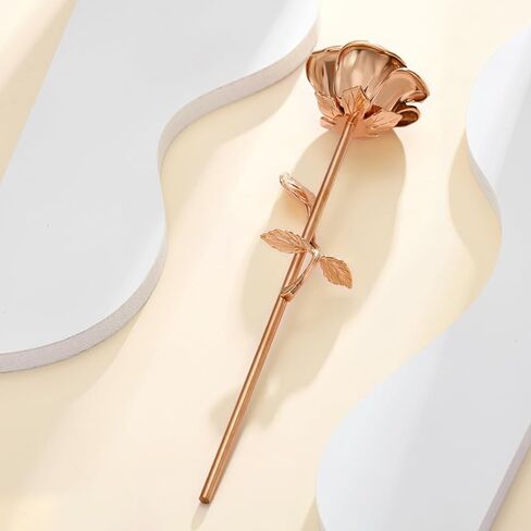 MFRZBVO Rose Flower Cremation Urn for Ashes Human Adult Female Male Stainless Steel Mini Decorative Urns for Human Ash Keepsake Memorial for Women Men,Full Rose Gold in Saudi Arabia