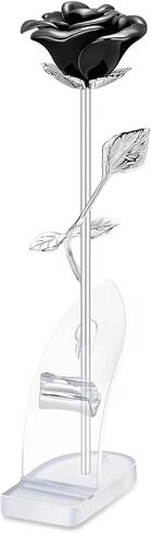 MFRZBVO Rose Flower Cremation Urn for Ashes Human Adult Female Male Stainless Steel Mini Decorative Urns for Human Ash Keepsake Memorial for Women Men,Full Rose Gold in Saudi Arabia