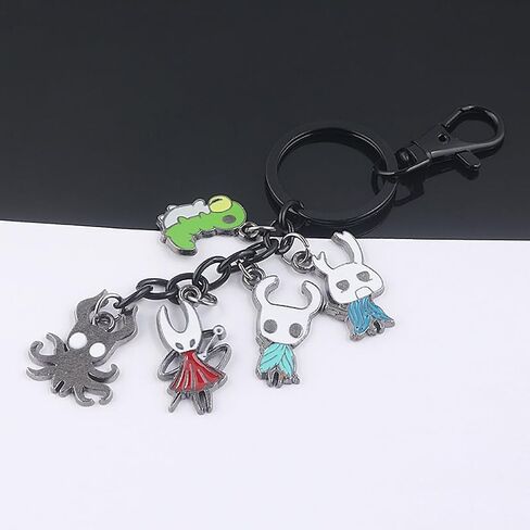 SONGCHANGJEWELRY Fantasy Epic Insect Adventure Keychain – Alloy & Enamel Pendant Bag Charm with Hero & Shadow Creature Motifs in Saudi Arabia