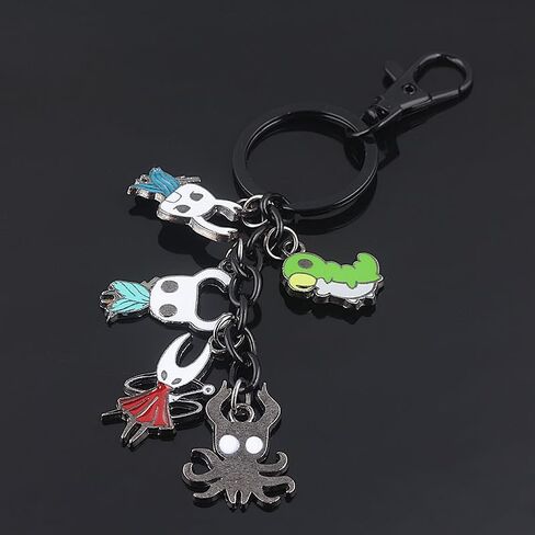 SONGCHANGJEWELRY Fantasy Epic Insect Adventure Keychain – Alloy & Enamel Pendant Bag Charm with Hero & Shadow Creature Motifs in Saudi Arabia
