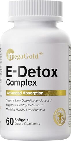 MegaGold Milk Thistle Supplement with Silymarin, Fish Oil, Vitamin B6, Biotin, and EPA, for Men and Women Liver Health - 60 Count Softgels in Saudi Arabia