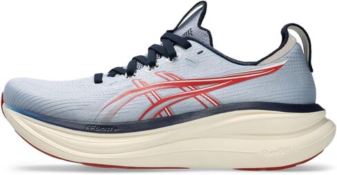 ASICS Women's Gel-Nimbus 28 Running Shoes, 9.5, Grey Blue/Spice Latte in Saudi Arabia