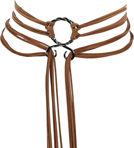 حزام الفايكنج الجلدي للنساء من BSLGCTX، حزام حبل الساحرة للنساء، إكسسوارات العصور الوسطى، إكسسوارات عصر النهضة النسائية للحفلات والمهرجانات in Kuwait