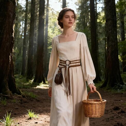 حزام الفايكنج الجلدي للنساء من BSLGCTX، حزام حبل الساحرة للنساء، إكسسوارات العصور الوسطى، إكسسوارات عصر النهضة النسائية للحفلات والمهرجانات in Kuwait