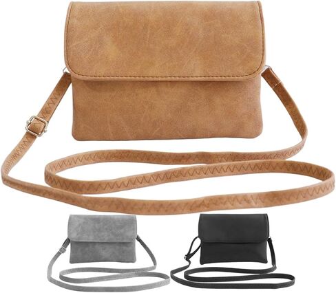 Leather Small Crossbody Bags for Women Cell Phone Bag Cross Body Purses,Travel wallet in Saudi Arabia