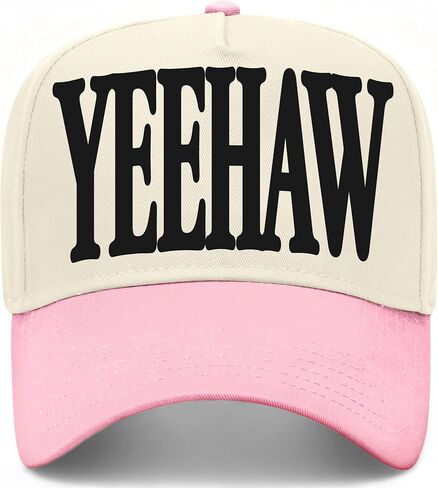 قبعة سائق الشاحنة Yeehaw Serif Vintage | قبعة بيسبول مسيحية ممتازة قابلة للتعديل للرجال والنساء in Kuwait