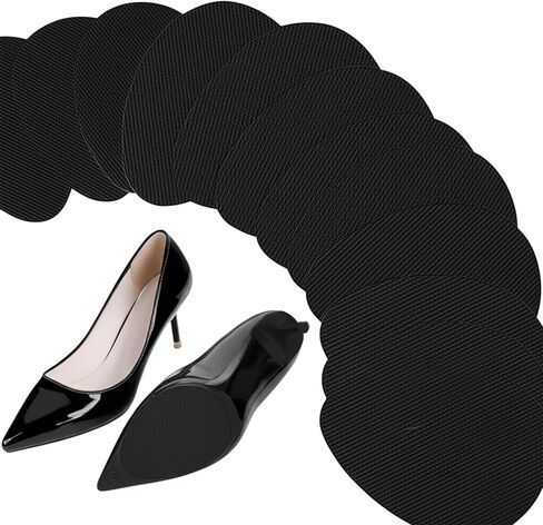 12PCS Non-Slip Shoe Pads for Bottom of Shoes Self Adhesive Anti-Slip Shoe Grips Stickers for High Heels(Brown) in Saudi Arabia