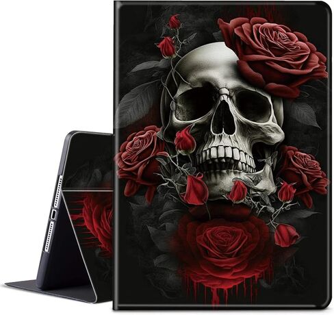 for iPad 10th Generation Case with Adjustable Stand & Auto Wake/Sleep Feature Smart Protect Cover Case for iPad 10th Generation 10.9 inch 2022 - Moon Flowers in Kuwait