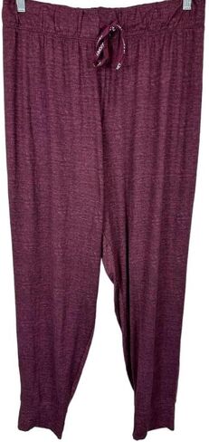Jockey Set of 2 Soft Essentials Holiday Jogger Pants, Pinot Noir/Fairisle, XL in Saudi Arabia