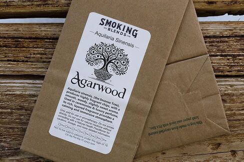 Agarwood Chips—100% Natural Aloeswood, Oud Incense Wood for an Aromatic Woody Fragrance Ethically Sourced from The Aquilaria Sinensis Tree (1 oz) in Saudi Arabia