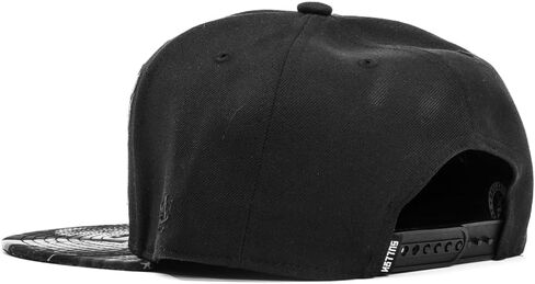 قبعة Sullen Gentle Mary Tattoo Lifestyle Graphic Snapback Artist Series Flat Bill Hat باللون الأسود in Saudi Arabia