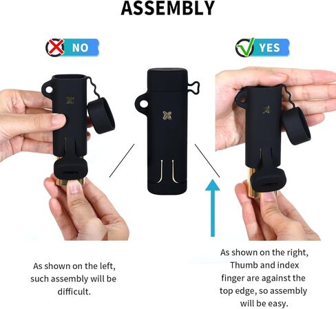 Fironst Protective Case for Pax 3 and Pax Plus, Premium Silicone Rubber Skin Sleeve Accessories Compatible with Pax 3 & 2 with Metal Carabiner Easy to Carry (Black) in Saudi Arabia