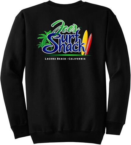 كنزة ذات رقبة مستديرة تحمل الشعار الأصلي من Joe's Surf Shack in Kuwait