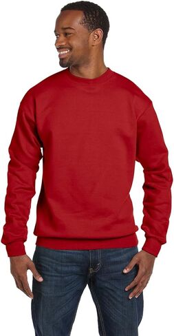 Hanes Adult ComfortBlend® EcoSmart® crew neck - Deep Red - L in Saudi Arabia