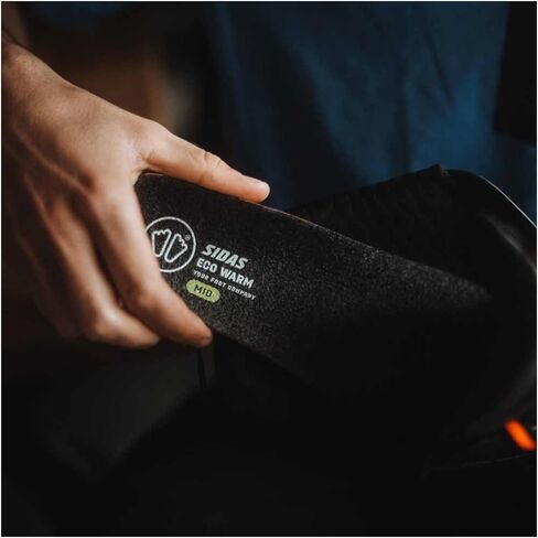 SIDAS Unisex 3feet Warm Insulated Cushioned Medium-Arched Feet Ski Boot Insoles with EVA Shell for Arch Support | Skiing, Winter Sports, Black, Medium in Saudi Arabia