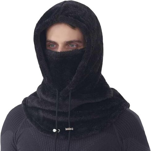 PD Balaclava Ski Mask Winter Fleece Thermal Windproof Full Face Mask, Cold Weather Hooded Neck Warmer Helmet Cover in Saudi Arabia