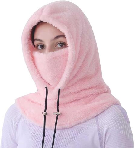 PD Balaclava Ski Mask Winter Fleece Thermal Windproof Full Face Mask, Cold Weather Hooded Neck Warmer Helmet Cover in Saudi Arabia