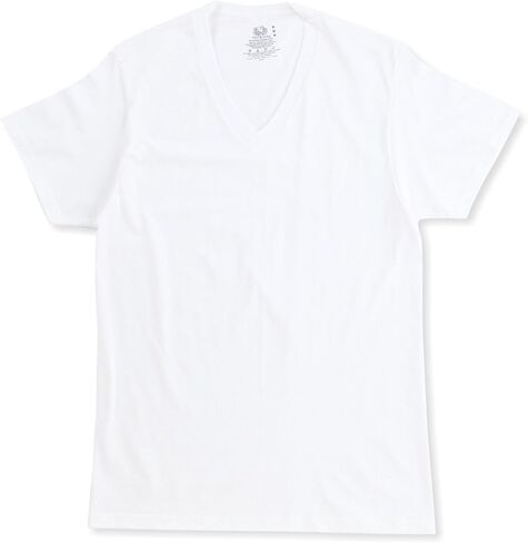 Fruit of the Loom Men's 8-Pack 100% Cotton White V-Neck T-Shirts in Saudi Arabia
