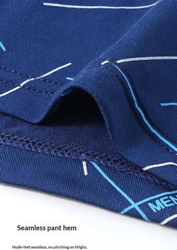 Men's Boxer Briefs 4-Pack with Geometric Print Soft Stretch Underwear Set in Present Box for Daily in Saudi Arabia