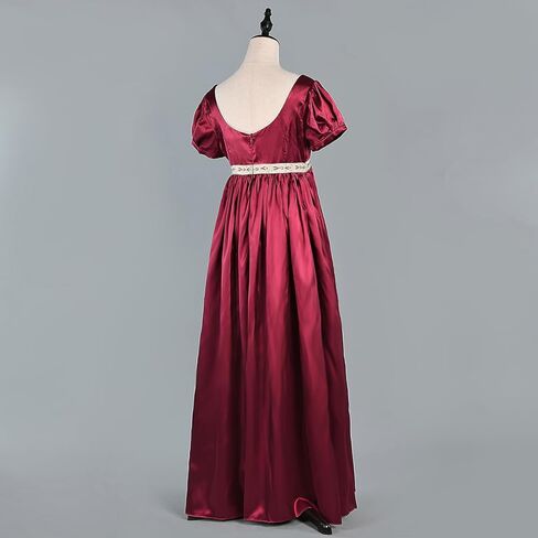 Vintage Regency Dresses for Women Jane Austen Ball Gowns Empire Waist Historical Costume in Kuwait