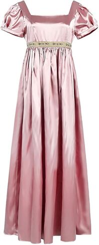 Vintage Regency Dresses for Women Jane Austen Ball Gowns Empire Waist Historical Costume in Kuwait