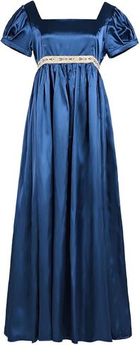 Vintage Regency Dresses for Women Jane Austen Ball Gowns Empire Waist Historical Costume in Kuwait