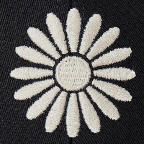 Life is Good - Unisex Clean Daisy Trucker Hat, Color True Black, Size: O/S in Saudi Arabia