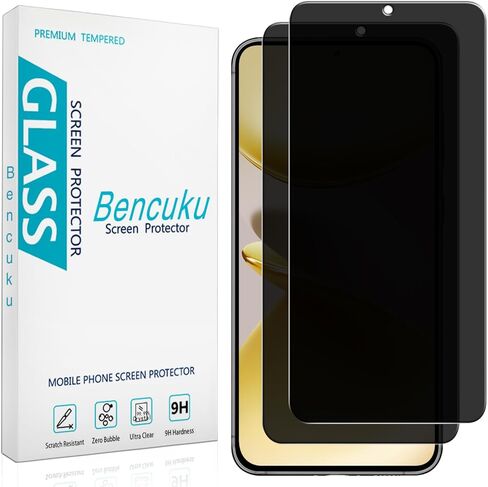 2 حزمة شاشة شاشة الخصوصية ل Samsung Galaxy S23 5G مضاد للتجسس الزجاج المقسى ، معرف البصمات المتوافق ، مضاد للخدش ، خالية من الفقاعات ، ودية في الحالة in Kuwait