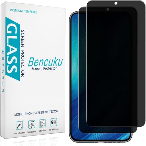 2 حزمة شاشة شاشة الخصوصية ل Samsung Galaxy S23 5G مضاد للتجسس الزجاج المقسى ، معرف البصمات المتوافق ، مضاد للخدش ، خالية من الفقاعات ، ودية في الحالة in Kuwait