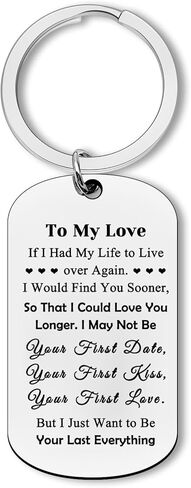 Anniversary Keychain Gifts for Him Her 1st Anniversary Keychain Happy 1st Wedding Anniversary for Husband Wife First Year Anniversary Jewelry Couple Anniversary Keyring Christmas Valentines Day Gifts in Saudi Arabia