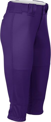 سراويل Boombah للفتيات Hypertech Fastpitch Softball Knicker، سراويل موحدة صلبة، ركبة معززة، منتصف الارتفاع، أساور مرنة in Kuwait