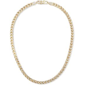 Gemsme 6mm Cuban Bracelet, Hip Hop Heavy 18k Yellow Gold d Plated Full Iced Out Miami Cuban Link Chain Bracelet 6MM in Saudi Arabia