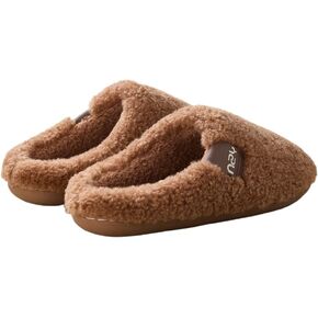 Premium Comfort Luxury Thermal Wool Non Slip Women's Fuzzy House Slippers Indoor Soft Warm Furry Shoes in Saudi Arabia