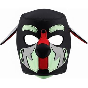 Pup Mask Adult The Dog Face Free Size Removable Neoprene Mask with Ten Colors in Saudi Arabia