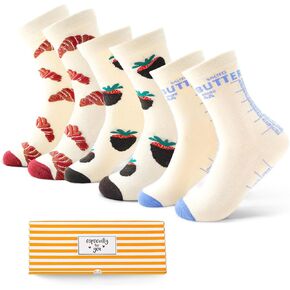 ARTLEMON'S Pickle Socks 3-Pack – Fun Pattern Crew Socks for Men & Women Gift Idea in Saudi Arabia