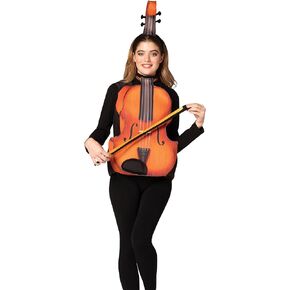 Rasta Imposta Violin Costume Fiddle Musical Instruments Dress Up Cosplay Party Costumes, Adult One Size in Kuwait