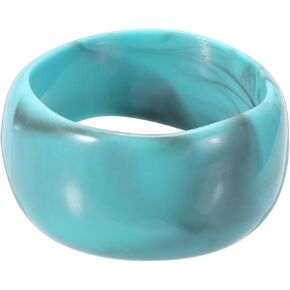 MECCANIXITY Acrylic Chunky Bangle Bracelets for Women, Acrylic Resin Bangle Statement Acetate Cuff Wristbands Bracelets Fashion Jewelry in Saudi Arabia